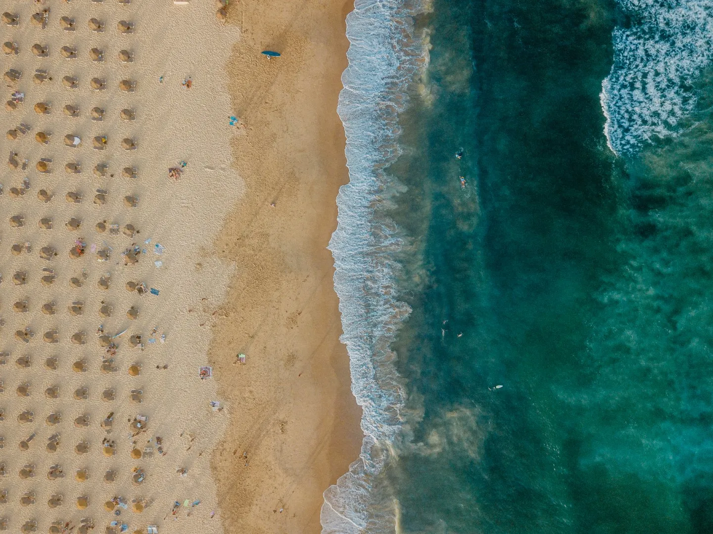 Decorative footer background